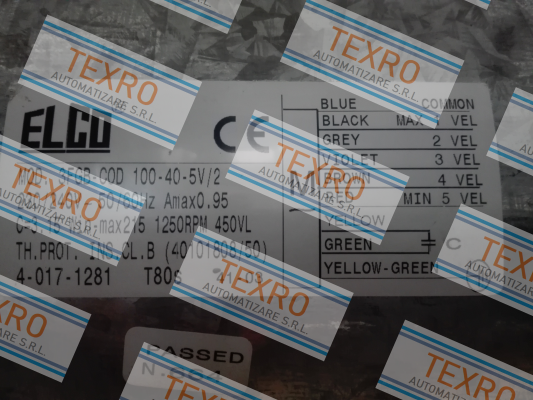 Elco-3FGB-COD 100-40-5V/2 OEM  price