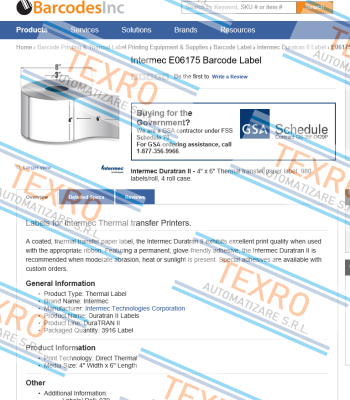 Intermec (Honeywell)-I20064  price