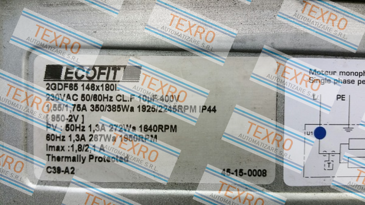 Ecofit-2GDF65 146x180L price