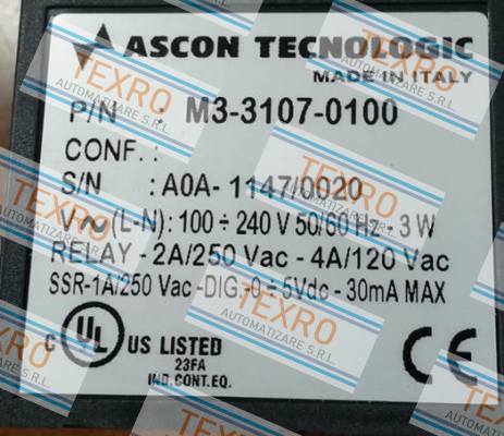 Ascon-M3-3107-0200 price