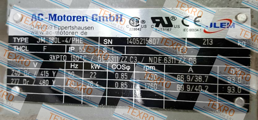 AC Motoren-JM 180 L-4 L-4 /PHE price