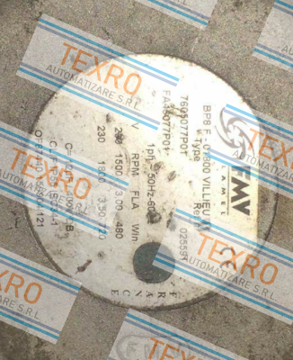 FMV-Lamel (now Ziehl Abegg)-TYPE: 7605077P01 price