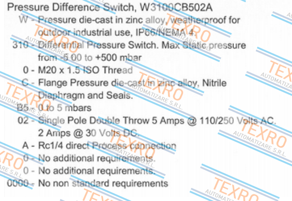 Delta Controls-W-310-0-C-B5-02-A                    price