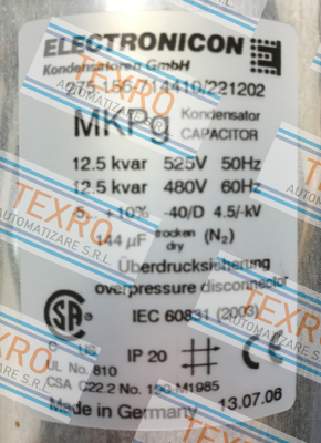 Electronicon-MKPg 275.156-714410221202  price