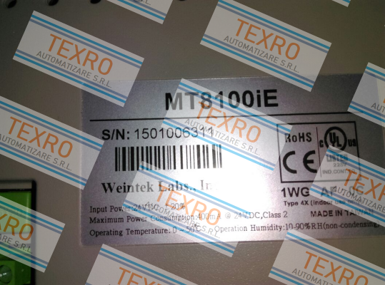 Weintek-MT8100iE1WG - not available, alternative - MT8102iE  price