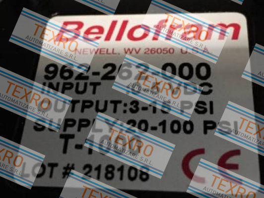 Bellofram-962-262-000 price