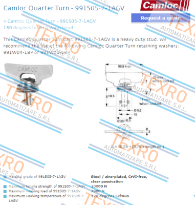 Camloc-991S05-7-1AGV price