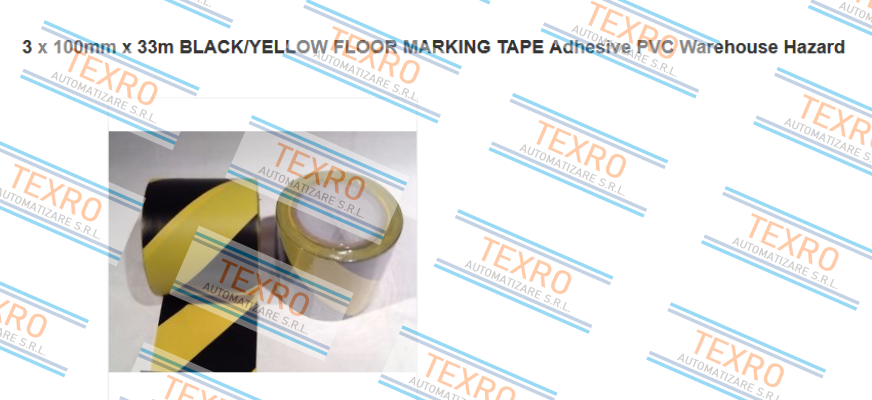 3M-Black/Yellow Vinyl Hazard Tape  price