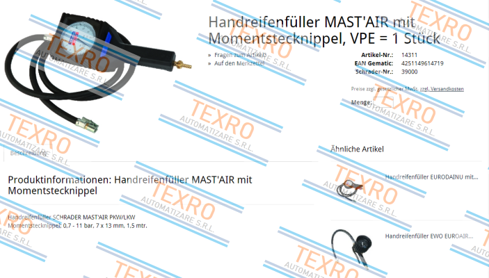 Schrader-39000 (Art-Nr. 14311)  price