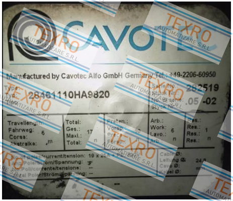 Cavotec-28461110HA9820 OEM  price