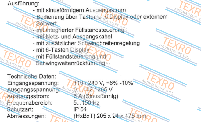 Vibra Schultheis-MFS268-6-230 price