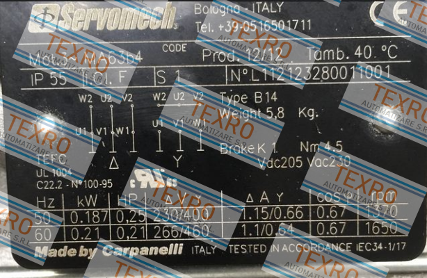 Servomech-L112123280011001  price