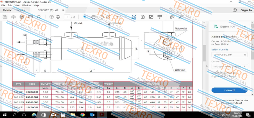 Sesino-Type: T60 CB2 price