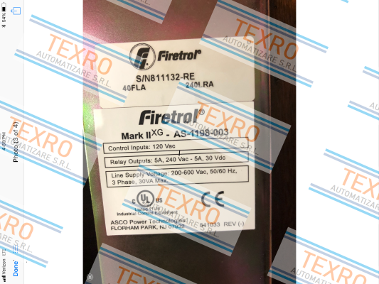 Firetrol-AS-1198-003 MARK II XG price