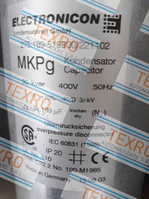 Electronicon-30kvar 200uF 400v 50hz  price