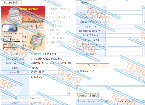 Trico-33302 GL-P  price