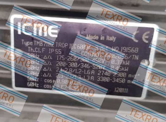 Icme Motor-TMB71B2 TROP IEC 60034  price