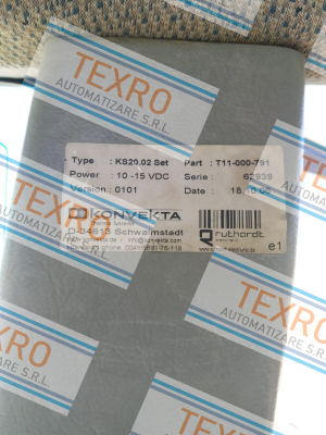 Konvekta-KS20.02 Set (T11-000-791) obsolete, replacement H11-004-446  price
