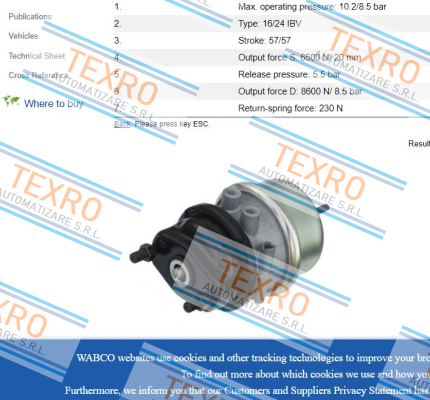 Wabco-04454107764  price