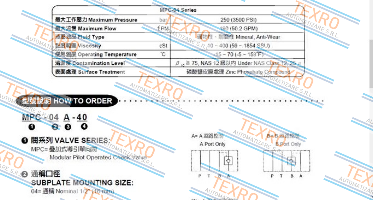 KCL HYDRAULIC PUMPS-MPC-04A-40  price