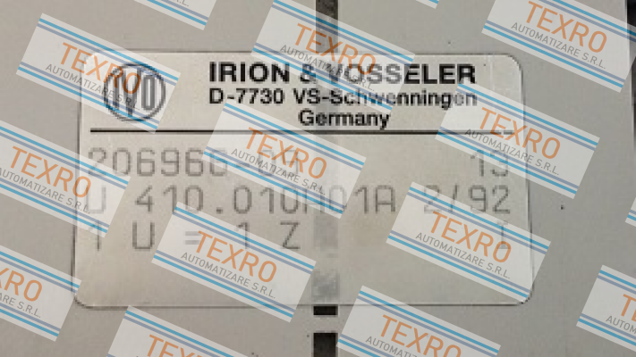 Irion-Vosseler-U 410.010A01A  price