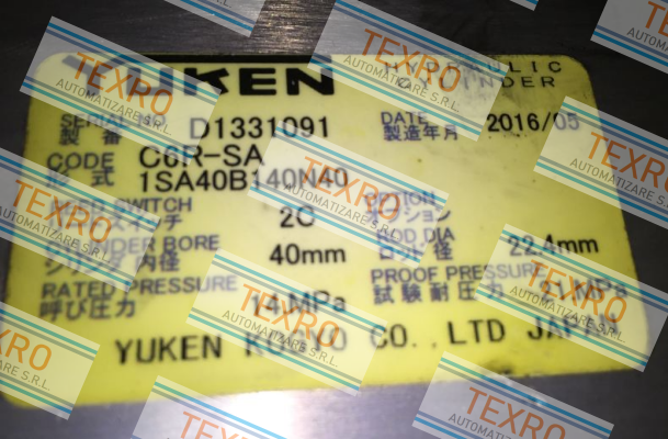 Yuken-C6R-SA 1SA40B140N40 obsolete,  equivalent CBY14L-6SD40N40X52 price