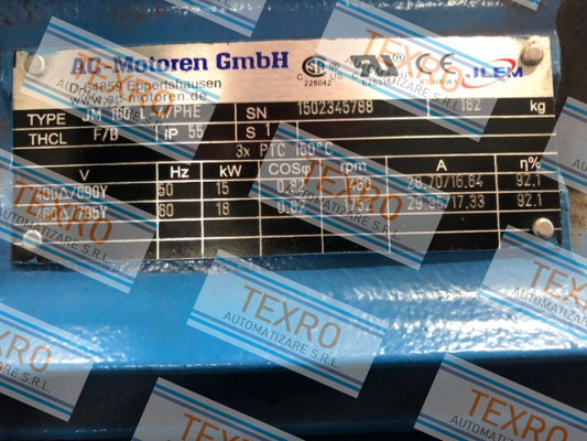 AC Motoren-JM 160 L-4/PHE REPLACED BY ACM160L4/PHE price