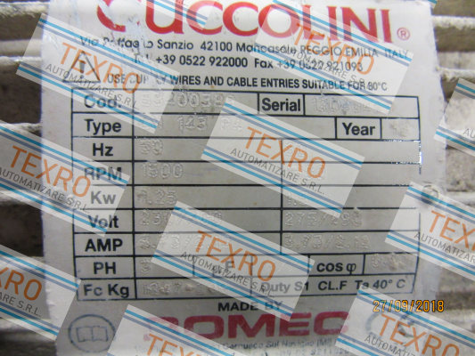 Cuccolini-bearings for CM143 P4 price