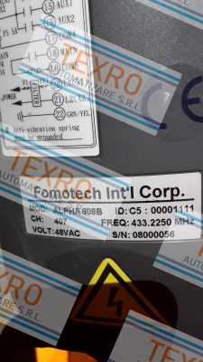 Fomotech-Alpha 608B, SN: 08000056 price