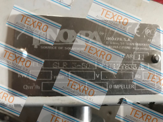 Inoxpa-SLR 3-50  D7032-01 price