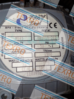 FMV-Lamel (now Ziehl Abegg)-MS45, 082-19-212 REPLACED BY MK34 # 5001029155 price