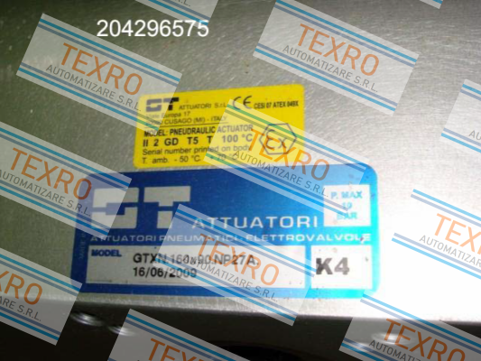 GT Attuatori-GTXN.160x90.DA.NP27A.F10/F12.000 / 58045 price