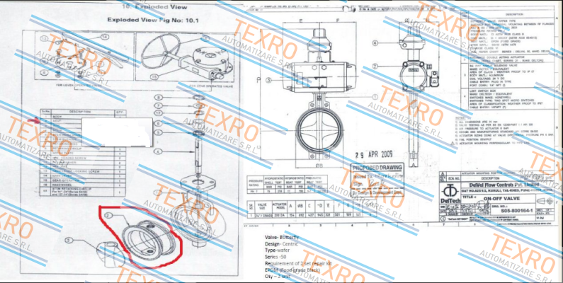 Deltech-EPDM SS410 S/N 50 price