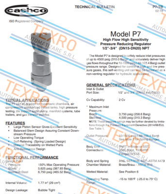 Cashco-P73-S2W7-13G00000A price