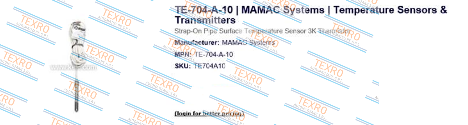 Mamac Systems-TE-704-A-10 price