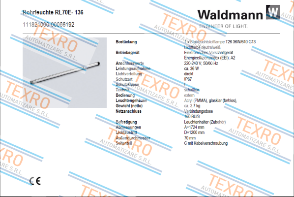 Waldmann-111821000-00066192 price