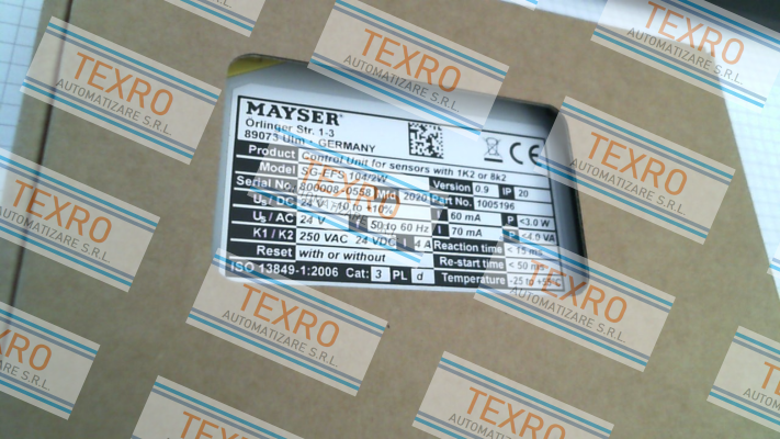 Mayser-7554-1893 - SG-EFS 104 2W 24 V price
