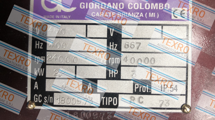GIORDANO COLOMBO-XNMRO17-886A price