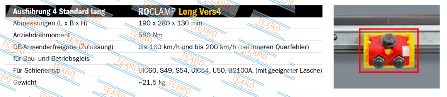 Robel-9806805004, Type: ROCLAMP Long Vers4 price