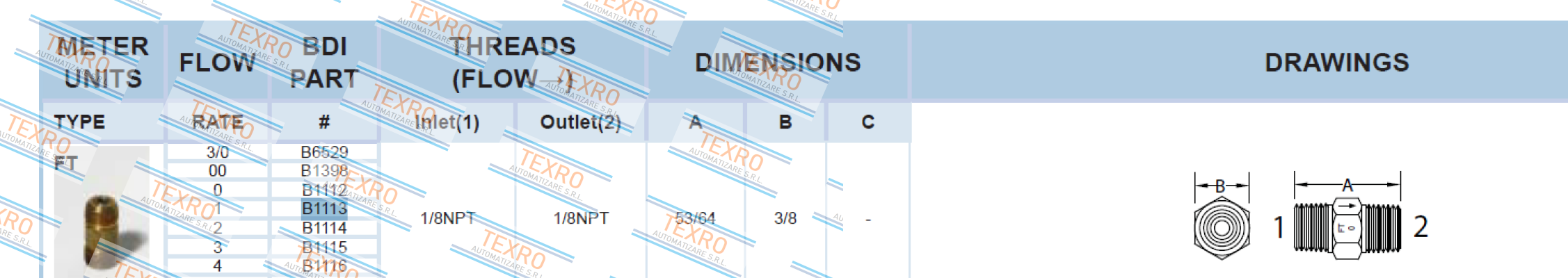 Bijur Delimon-FT1 (Part # B1113) price
