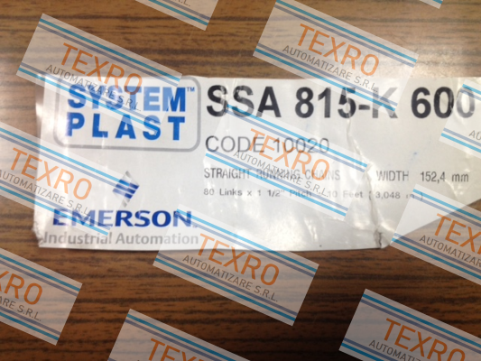 System Plast-SSA815-K600 price