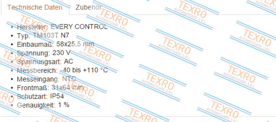 EVCO - Every Control-TM103T N7 (316180020) price