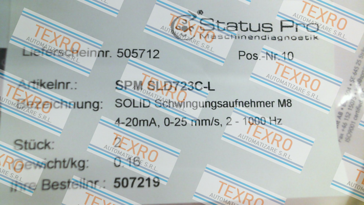 SPM Instrument-SLD723C-L price