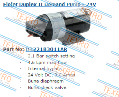 Flojet Pump-D3221B3011AR  price