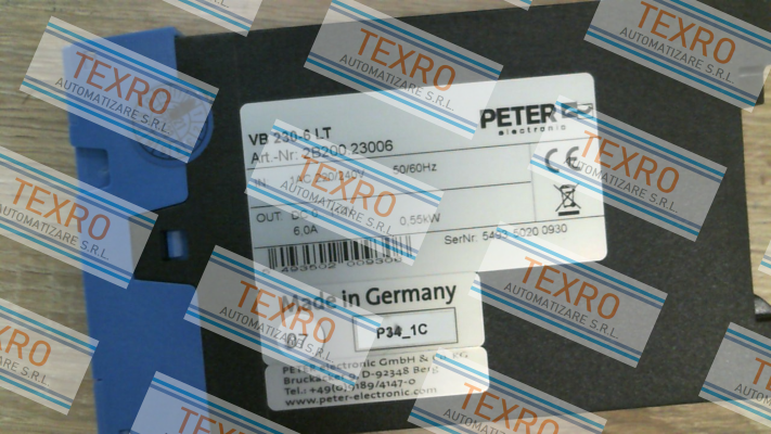 Peter Electronic-P/N: 2B200.23006, Type: VB 230-6LT price