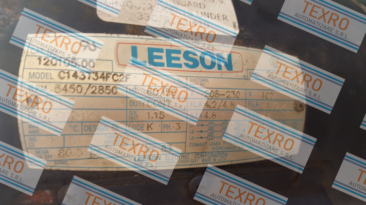 Leeson-propeller to cool the pump Leeson C143T34FC2F  price
