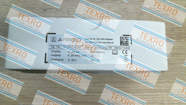 Afriso-DMU 02 Vario 0/250bar G1/4B G2O2 (32854G2O2) price