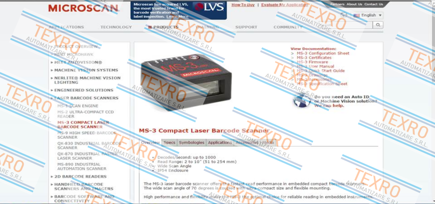 Microscan-MS 3-0003 price