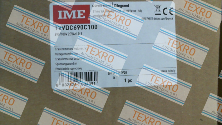 Ime-TVVDC690C100 price