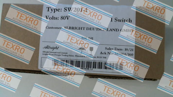 Albright-SW 201-1 80V INT price